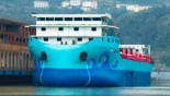 China presentó el Gezhouba su mayor buque de carga sin emisiones