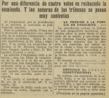 Artículo de ABC difunde bulo sobre la aprobación del sufragio femenino en 1931