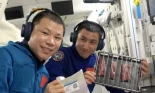 Banquete de barbacoa en Tiangong durante el relevo de la tripulación [ENG]