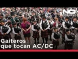 Cientos de gaiteros establecieron un nuevo récord mundial en Melbourne, Australia, al interpretar «It’s a Long Way to the Top» de AC/DC, antes del primer concierto de la banda en diez años