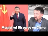 Pablo Iglesias sorprende en China con un discurso que marca el rumbo de la izquierda global