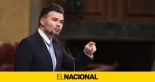 Rufián: “El mensaje es claro: Ayuso no se toca”