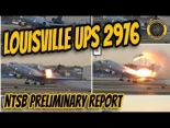 UPS 2976 ¡Informe preliminar de la NTSB! 20 nov 2025