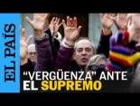 Cientos de personas protestan frente al Supremo al grito de "vergüenza"