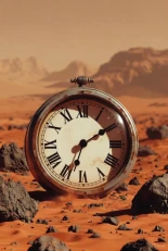 Los relojes en Marte van más rápido que en la Tierra, concretamente 477 microsegundos al día