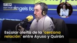 Escolar alerta de la "cercana relación" entre Ayuso y Quirón tras revelarse que su pareja opera con una identidad falsa