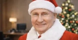 Putin vestido de Papá Noel regala unas esposas a Zelenski: felicitación navideña de la embajada rusa en Kenia
