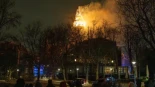 Arde la iglesia de Vondelpark de Ámsterdam durante la Nochevieja