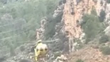 Un helicóptero del SEM, a punto de estrellarse al acudir al rescate de un ciclista atropellado en Tarragona