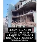 Balance trágico: al menos 40 muertos durante ataque terrorista de EEUU a Venezuela