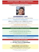 Buscan a un joven vulnerable italiano que podría estar en la rave del Cenajo