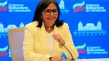 Delcy Rodríguez responde a Trump sobre su futuro: "A quienes me amenacen, mi destino no lo decide sino Dios"
