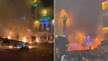Manifestantes incendian mezquitas y edificios públicos en Irán   -