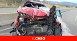 Un conductor drogado provoca un grave accidente en la AP-7 cuando huía hacia Francia con un coche robado
