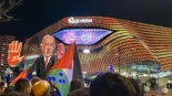 Nueva protesta contra Israel en el Roig Arena ante la presencia del Maccabi de Tel Aviv