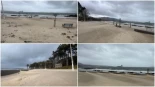 Piden que no se retire la arena que el temporal sedimentó en el paseo de Samil, en Vigo