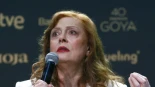 Susan Sarandon no puede rodar en EEUU por apoyo a Gaza, rueda en Italia