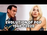 Evolución de la música pop del año 1940 al 2020