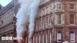 Incendio cerca de la estación central de Glasgow [ENG]