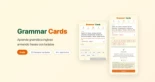 Grammar cards - Un aplicación gratuita para aprender gramática inglesa jugando
