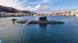 El submarino S-82 ‘Narciso Monturiol’ arranca motores por primera vez en sus pruebas de Puerto
