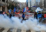 «Nos han vendido»: los estibadores agitan Avilés y escenifican un enfrentamiento