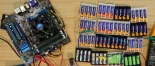 Ordenador alimentado con 64 pilas AA