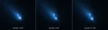 Captan a un cometa fragmentándose en cuatro