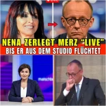 Cómo la cantante alemana Nena le arrancó la máscara del rostro al canciller federal Merz frente a las cámaras [ALE]