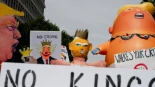 Decenas de arrestados en las protestas No Kings