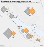 Seis mapas para entender por qué Trump está perdiendo la guerra en el mar contra Irán