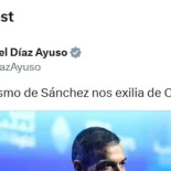 Ayuso publica este tuit sobre Sánchez y la réplica de un investigador de Harvard no la vieron venir ni en Sol