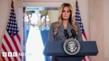 Melania Trump dice que los rumores que la vinculan con Epstein “deben parar” [ENG]