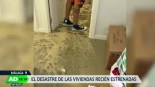 Vecinos de Málaga denuncian aguas fecales y filtraciones en sus viviendas recién entregadas