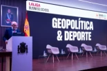 Javier Tebas: "Voy a intentar que se pongan medidas por los pitos al himno, no es libertad de expresión"