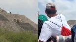 'Si se mueven, los sacrifico': Difunden del tirador de Teotihuacán amenazando a turistas en Pirámide de la Luna