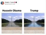 Pillan a Trump manipulando fotos contra Obama
