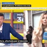 Reportera de 'Mañaneros 360' se sale del guion para contar que su casero la quiere echar de la casa en Madrid