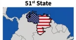 Trump publica un mapa con Venezuela pintada con la bandera de EEUU y como 51º estado