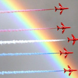 El día en que los "red arrows" fueron eclipsados por la madre naturaleza