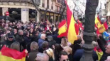 Gritos de "Marlaska cámara de gas" en una manifestación de ultraderecha en Valencia