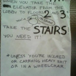 Doce notas de ascensor absolutamente hilarantes (HUMOR)