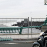 Alarma roja en la costa vasca por olas. Fotogalería de esta madugada (2/2/2014)