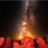 La Vía Láctea vista desde el desierto