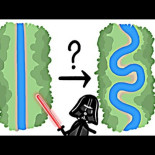 ¿Por qué los ríos tienden a no estar rectos?