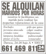 Se alquilan maridos por horas