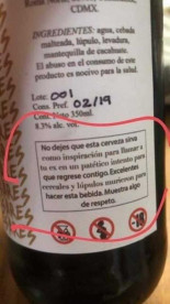 Si bebes esta cerveza, no llames a tu ex