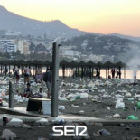 Así han amanecido las playas de Málaga tras la noche de San Juan