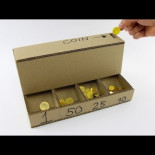 Cómo fabricar una clasificadora de monedas con cartón