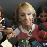La reacción a lo Winona Ryder de esta periodista con el llanto de Esperanza Aguirre